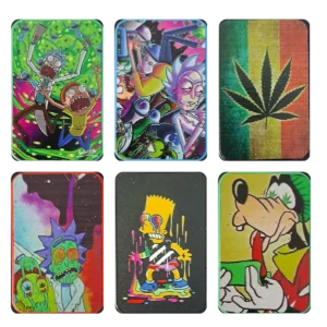 Vape battery with preheat in six printed designs